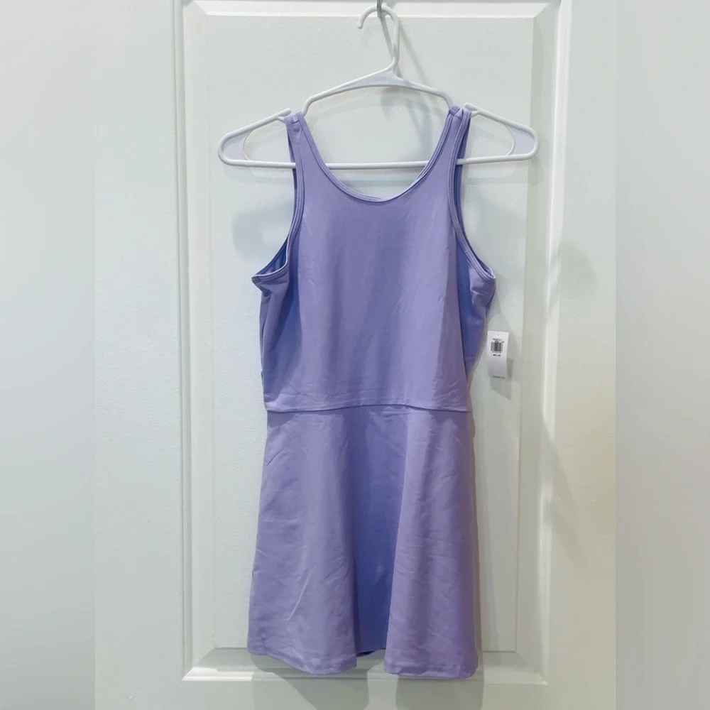 NEW…Girls' PowerSoft Sleeveless Ribbed Athletic Dress